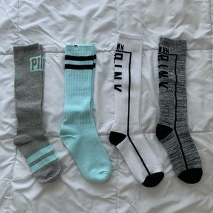 VS Pink long socks